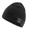 Wireless Beanie Headphone Hat Black Soft Knit V4.2 Bluetooth Noise Cancelling